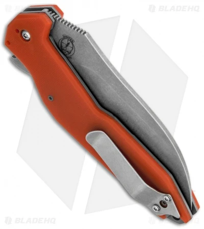Boker S2 Liner Lock Knife Sniper Bladeworks Orange (4" Stonewash) Limited 2 Boker S2 Liner Lock Knife Sniper Bladeworks Orange (4" Stonewash) Limited - Image 2