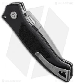 Buck Knives Buck Impact Automatic Knife Black (3.125" Satin) 0898BKS -SOG Store buck impact 0898bks b side cm