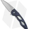Buck Knives Buck Rush Spring Assisted Knife Blue Aluminum (2.5" Satin) 0290BLS1