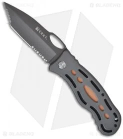 CRKT Lake Thunderbolt Liner Lock Knife (3.9" Gray Serr) 7133