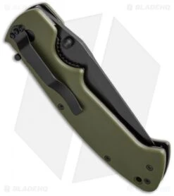 CRKT Crawford Kasper Liner Lock Knife OD Green Zytel (3.75" Black) 6773KOD -SOG Store crkt crawford kasper od green 6773kod side cm
