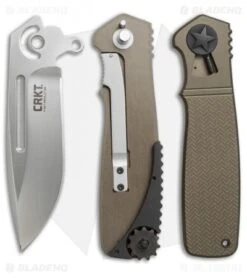 CRKT Homefront Field Strip Knife (3.5" Satin) K270GKP -SOG Store crkt homefront k270gkp cm apart