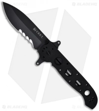 CRKT Carson M21-14SFG Special Forces G-10 Folding Knife (3.875" Black Serr) 1 CRKT Carson M21-14SFG Special Forces G-10 Folding Knife (3.875" Black Serr)