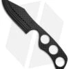 Fred Perrin Carbon Fiber Le Bowie Neck Knife Fixed Blade (2.75" Plain)
