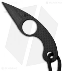 Fred Perrin La Mini Griffe Carbone Fixed Blade Knife Carbon Fiber (1.375")