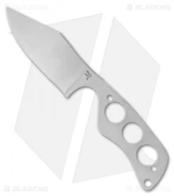 Fred Perrin Le Bowie Neck Knife Fixed Blade (2.5" Satin Plain)
