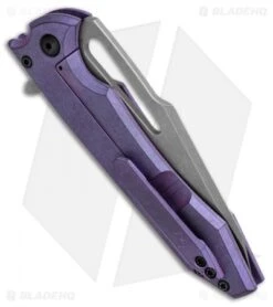 Gavko Knives Mid-Tech Mako Knife Purple Titanium (3.75" Stonewash) 5 Gavko Knives Mid-Tech Mako Knife Purple Titanium (3.75" Stonewash) -SOG Store gavko midtech mako purple BHQ 37517 dl side