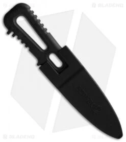 Gerber River Shorty Fixed Blade Dive Knife Black (3" Serr) 30-000967N -SOG Store gerber 30 000967n river shorty black sheath