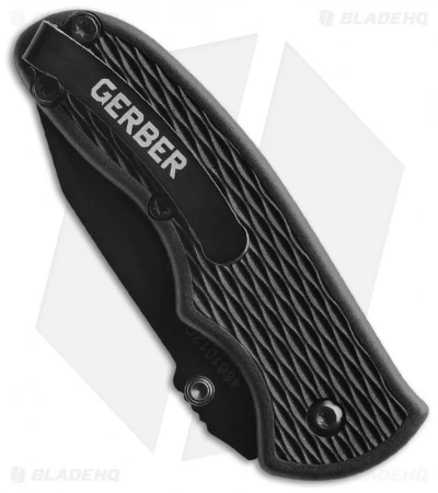 Gerber Mini FAST Draw Tanto Knife Assisted Opening (2.13" Black Plain) 2 Gerber Mini FAST Draw Tanto Knife Assisted Opening (2.13" Black Plain) - Image 2