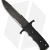 Gerber Silver Trident Knife Watson-Harsey Fixed Blade (Black Double SER) 06995