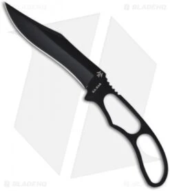 Ka-Bar Pestilence Chopper Zombie Killing Fixed Blade Knife (Black) - Blade HQ -SOG Store ka bar 02 5700 small knife