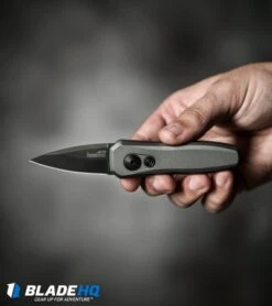 Kershaw Launch 4 CA Legal Automatic Knife Gray (1.9" Black) 7500GRYBLK -SOG Store kershaw launch 4 gray 7500GRYBLK BHQ 74062 dl hand