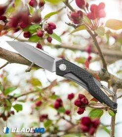 Kershaw Reverb Frame Lock Knife Carabiner Carbon Fiber/G-10 (2.5" Two-Tone) 1220 -SOG Store kershaw reverb 1220 BHQ 52167 spring dl