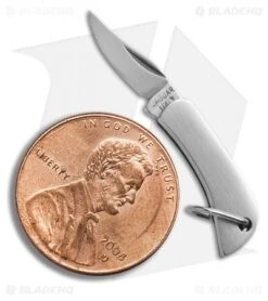 Maserin Mignon Miniature Slip Joint Knife Stainless Steel (0.51" Satin) 699/N -SOG Store maserin mignon miniature slip joint stainless steel 699n penny jm