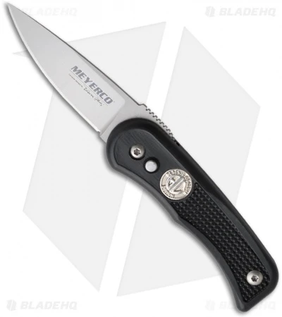 Meyerco Blackie Collins Freehand Automatic Knife (2.5" Satin) USA 1 Meyerco Blackie Collins Freehand Automatic Knife (2.5" Satin) USA