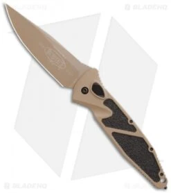 Microtech Socom Elite Automatic Knife (4" Tan Plain) 04/2007