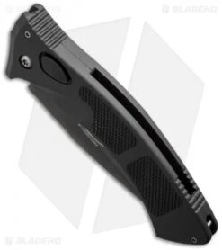 Microtech Amphibian Automatic Knife (3.5" Black Serr) 08/2002 -SOG Store microtech used amphibian black serr 08 2 bottom cm