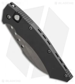 Microtech Hawk Automatic Knife (4" Black Serr) 06/2002 5 Microtech Hawk Automatic Knife (4" Black Serr) 06/2002 -SOG Store microtech used hawk black serr 06 2002 bottom cm