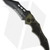 Microtech Vector Green Automatic Knife (3.95" Black Serr) 132-2GR