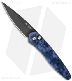 Pro-Tech Newport Automatic Knife Black/Gray Jazz (3" Black) 3407-BG