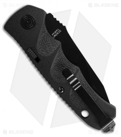 Schrade Extreme Survival Mini Tanto Automatic Knife (2.5" Black Serr) SC60MBTS 2 Schrade Extreme Survival Mini Tanto Automatic Knife (2.5" Black Serr) SC60MBTS - Image 2