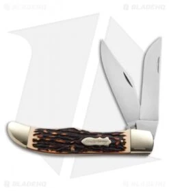 Schrade Uncle Henry Bowie Knife 5.25" Staglon 227UH