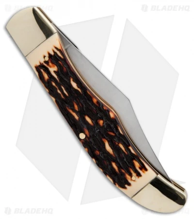 Schrade Uncle Henry Bowie Knife 5.25" Staglon 227UH 2 Schrade Uncle Henry Bowie Knife 5.25" Staglon 227UH - Image 2