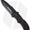 Smith & Wesson Black Ops SWBLOP3R Smoked Red Spring Assisted Knife (3.35" Black)