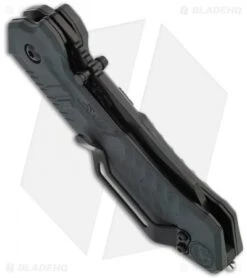 Smith & Wesson MAGIC Spring Assisted Tanto Knife (3" Black Serr) SWMP2BS -SOG Store smith wesson military police swmp2bs serr grey sid