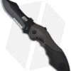 Smith & Wesson Grey MAGIC Spring Assisted Knife (3.5" Black Serr) SWMP5LS