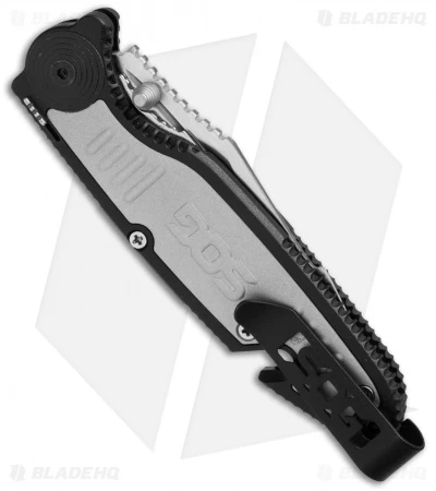 SOG Boot Camp Mini Spring Assisted Knife (3.25" Satin) BCP101 2 SOG Boot Camp Mini Spring Assisted Knife (3.25" Satin) BCP101 - Image 2