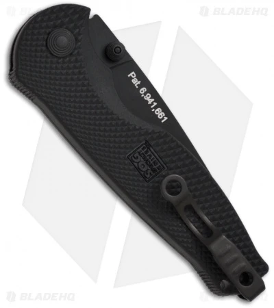 SOG Flash II Assisted Opening Knife Black Zytel (3.5" Black Serr) TFSA-98 2 SOG Flash II Assisted Opening Knife Black Zytel (3.5" Black Serr) TFSA-98 - Image 2