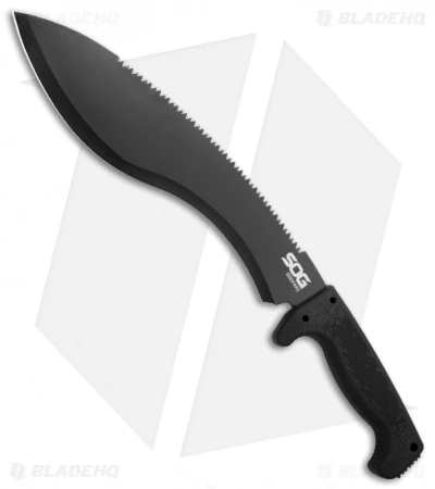 SOG Knives SOGfari Kukri Machete (12" Black) MC11 1 SOG Knives SOGfari Kukri Machete (12" Black) MC11