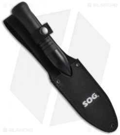 SOG Spirit Fixed Blade Knife + Nylon Sheath (4.25" Black) FS-01 -SOG Store sog spirit fs01 n sheath