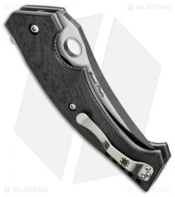 Spyderco Brend/Pirela Mamba Knife Carbon Fiber (3.75" Two-Tone) C196CFTIP -SOG Store spyderco brend mamba pln c196cftip side cm