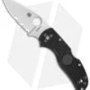 Spyderco Native 5 Lightweight FRN Knife Black (3" Satin Serr CPM-S30V) C41PSBK5