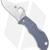 Spyderco ManBug Aogami Super Blue Knife Gray FRN (1.95" Satin) MGYPE