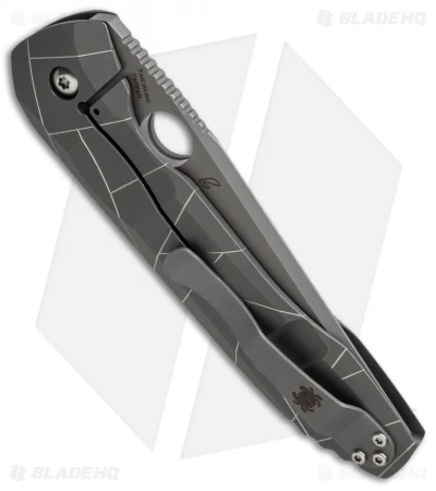 Spyderco Rassenti Nirvana Integral Frame Lock Knife (3.75" Stonewash) C199TIP 3 Spyderco Rassenti Nirvana Integral Frame Lock Knife (3.75" Stonewash) C199TIP - Image 3