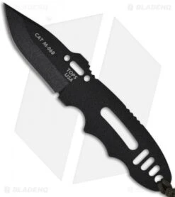 TOPS Knives C.A.T. Series #201 Covert Anti-Terrorism Fixed Blade (3.25" Black)