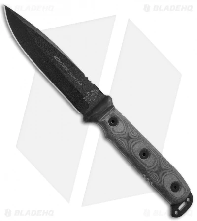 TOPS Knives Mohawk Hunter Knife (5" Black) MKH01 1 TOPS Knives Mohawk Hunter Knife (5" Black) MKH01