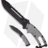 TOPS Knives Steel Eagle 107C XX Knife & Baby Eagle Set (7.5" Black)