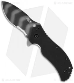 Zero Tolerance 0350TSST Assisted Opening Knife (3.25" Tiger Stripe Serr) ZT