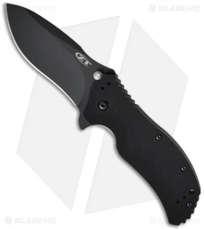 Zero Tolerance 0350 Assisted Opening Knife Black G-10 (3.25" Black) ZT 1 Zero Tolerance 0350 Assisted Opening Knife Black G-10 (3.25" Black) ZT